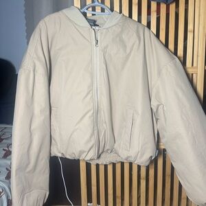 Tan Bomber Jacket